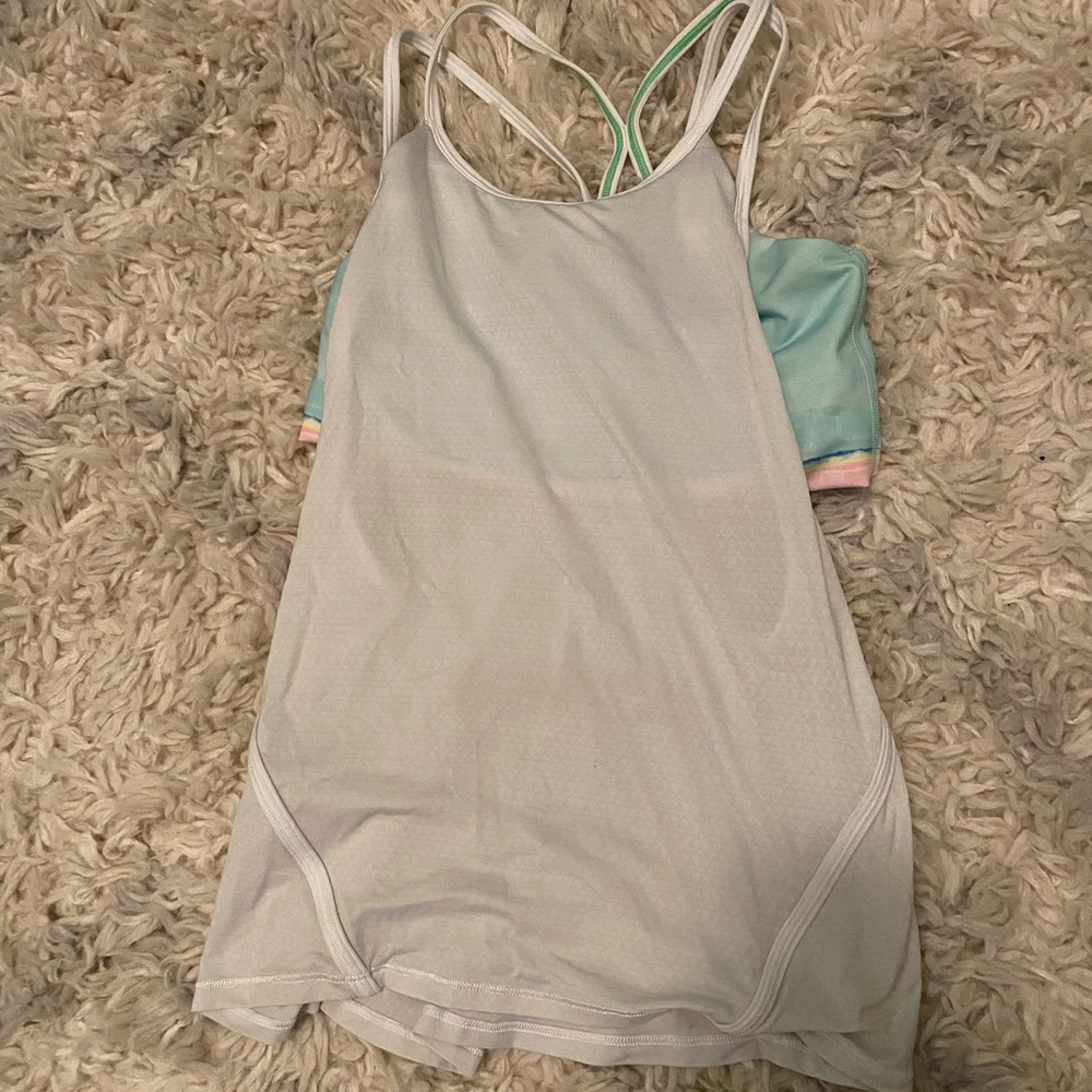 Ivivva By Lululemon size 10 white tank top